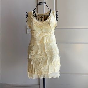 Gorgeous layered slip dress in 100% silk layers